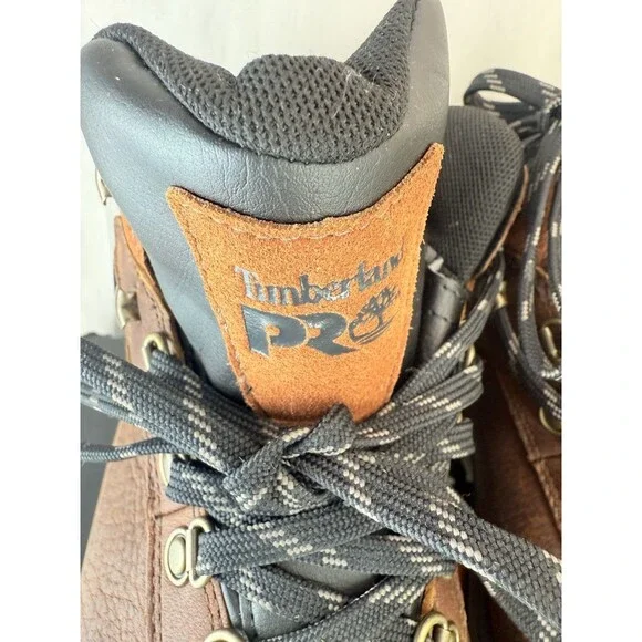 NEW Timberland Flume Mid Dark Brown Waterproof Hiking Boots Men 8.5 M TB 0A29B8 - Picture 9 of 16